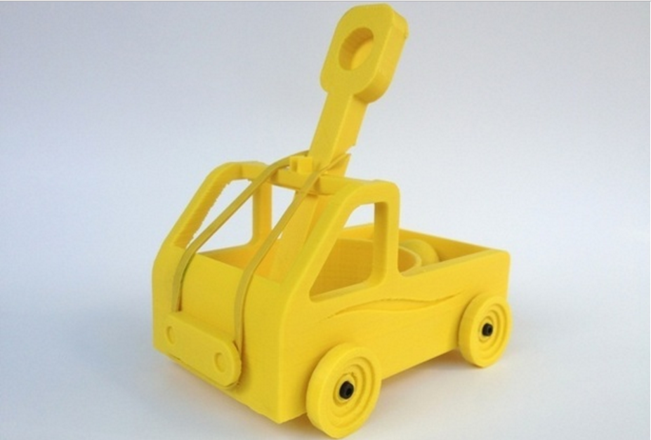 3D打印玩具弹射车-童年回忆，弹弹弹！