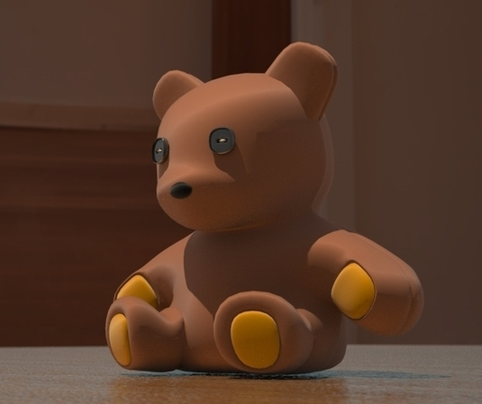 3D打印陪伴泰迪熊-陪伴是最长情的告白