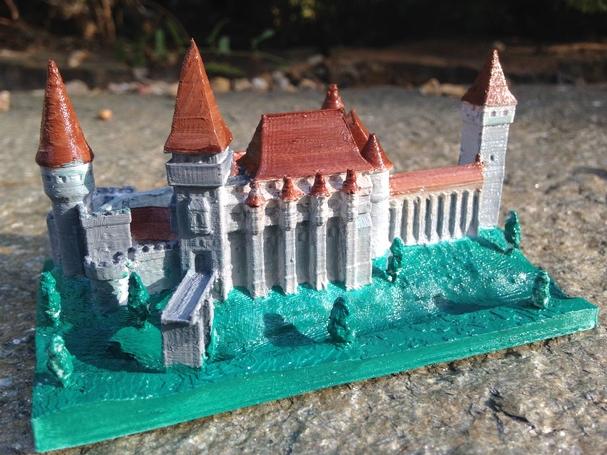 3D打印复古城堡-童话里的城堡