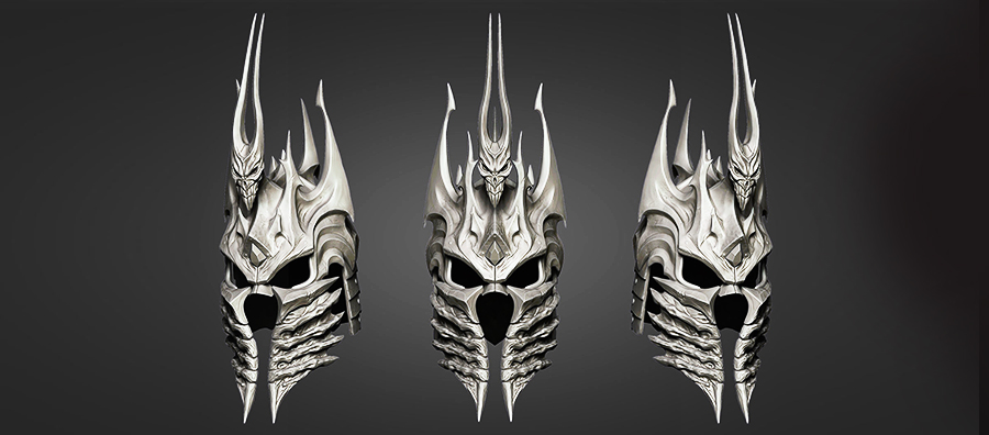 巫妖王头盔-《魔兽世界》