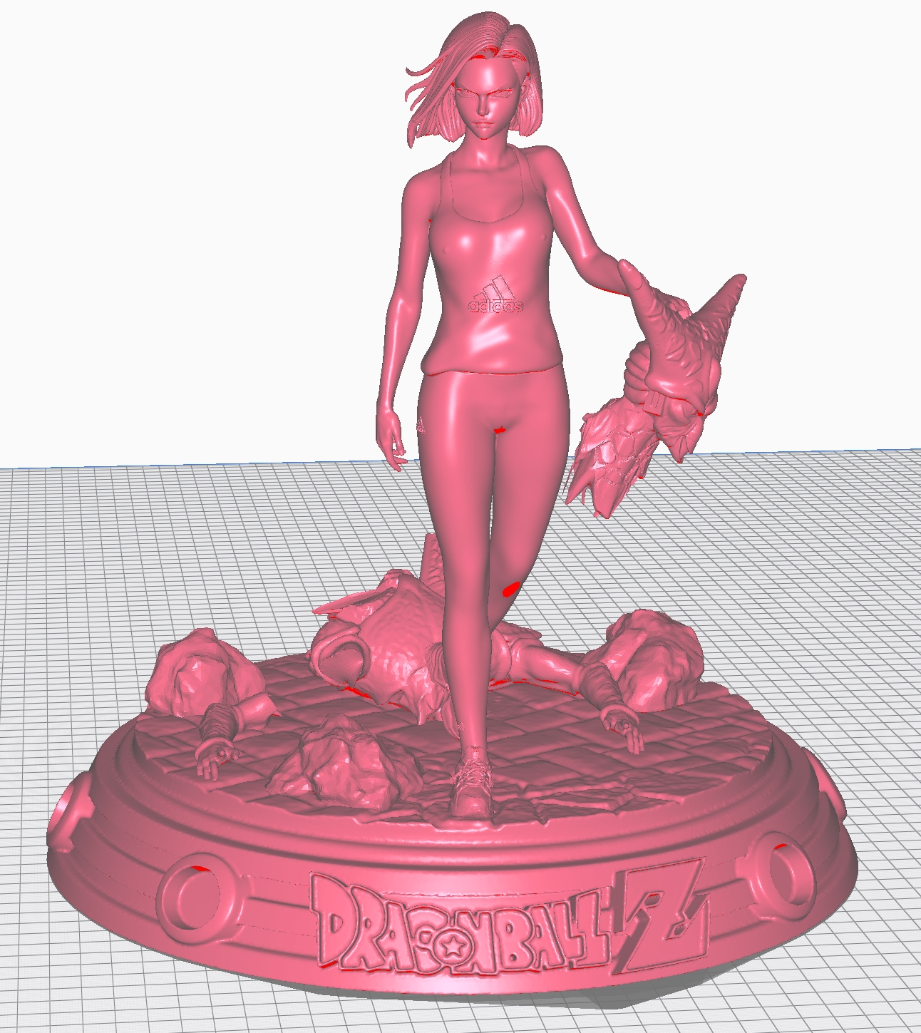 17号  龙珠  18号3D打印模型