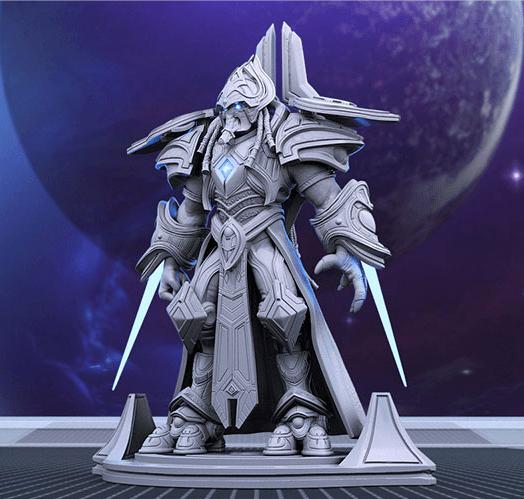 星际争霸 圣堂武士 隐刀 英雄阿塔尼斯3D打印模型