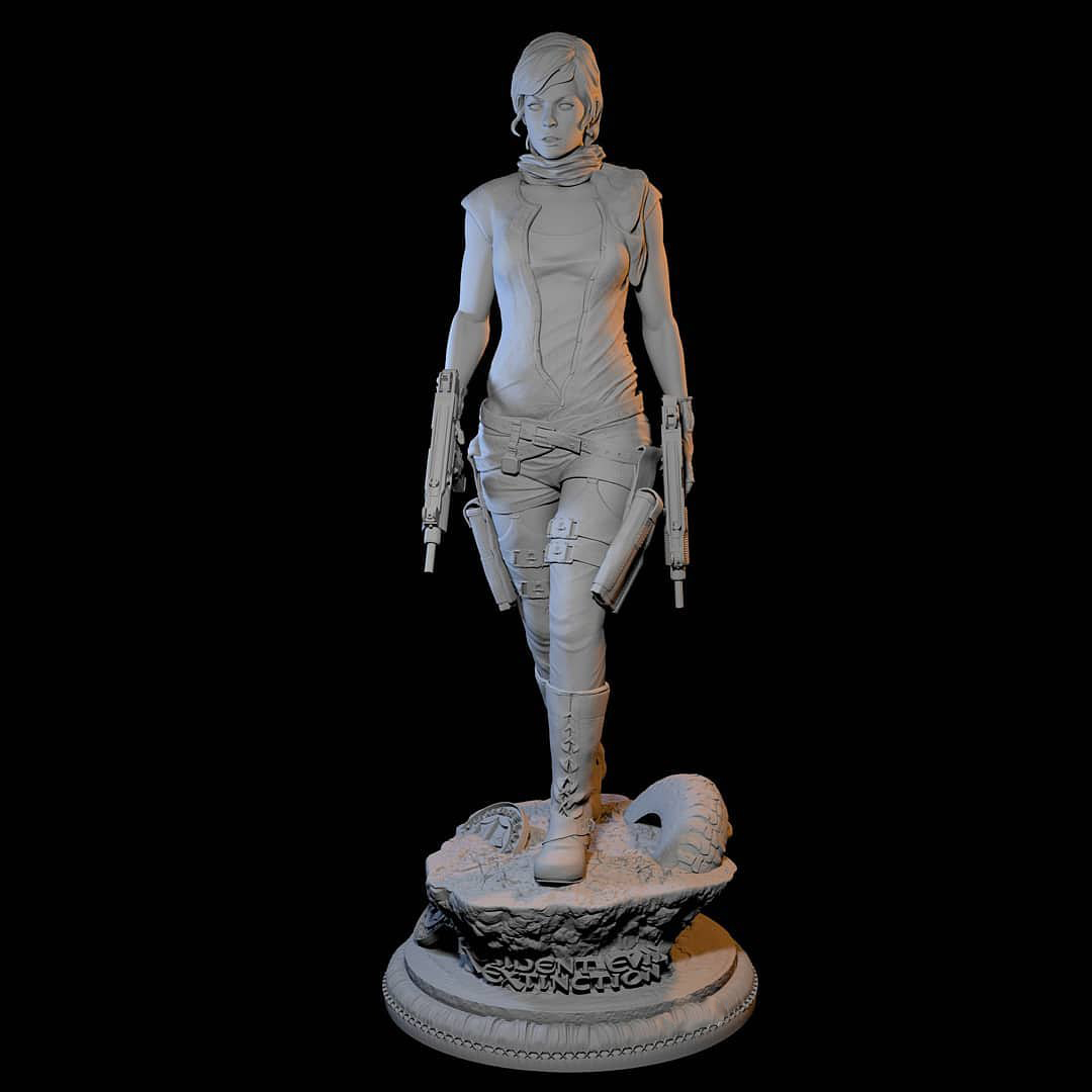 生化危机 爱丽丝 电影版3D打印模型