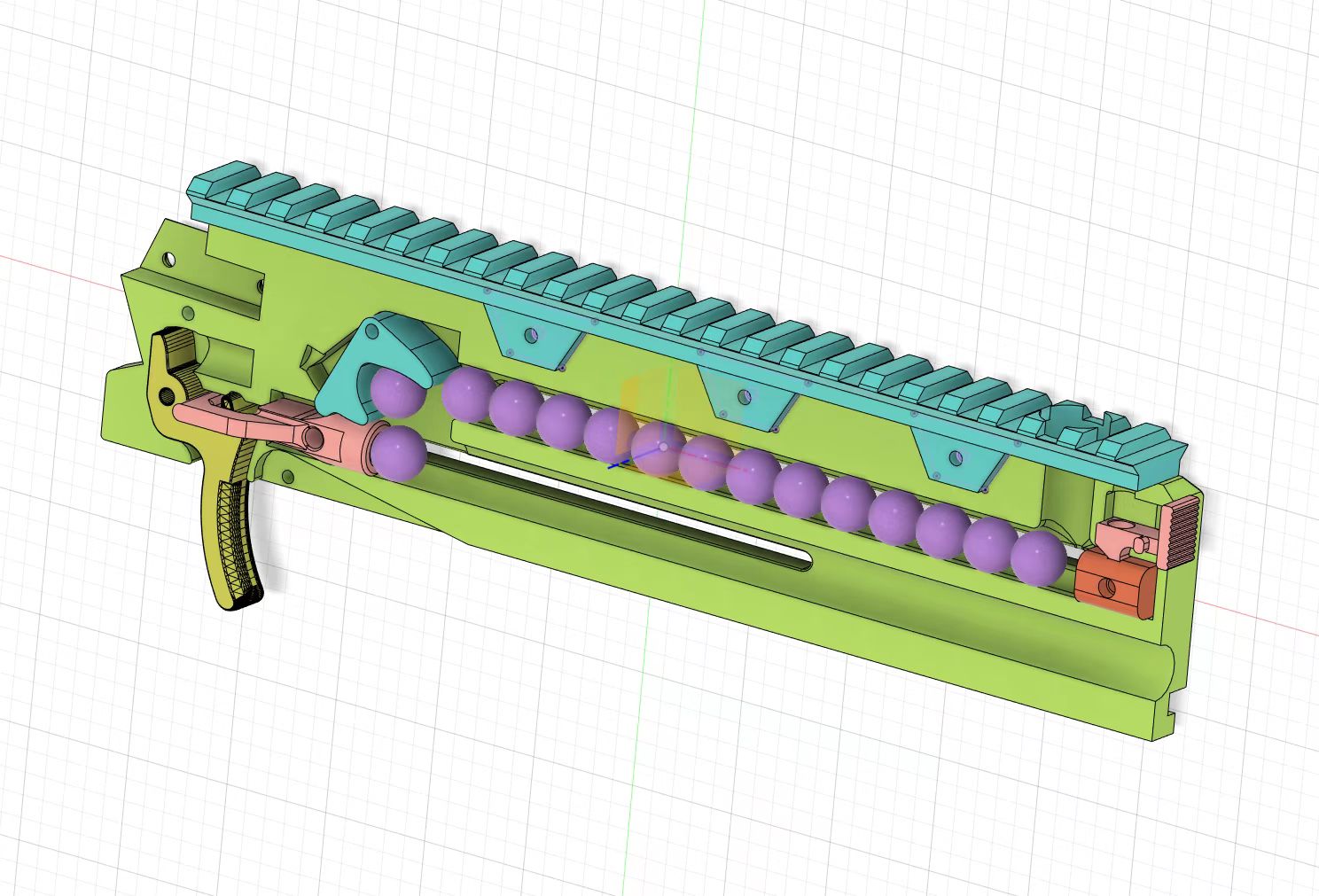 机械式连发弹弓3D打印模型