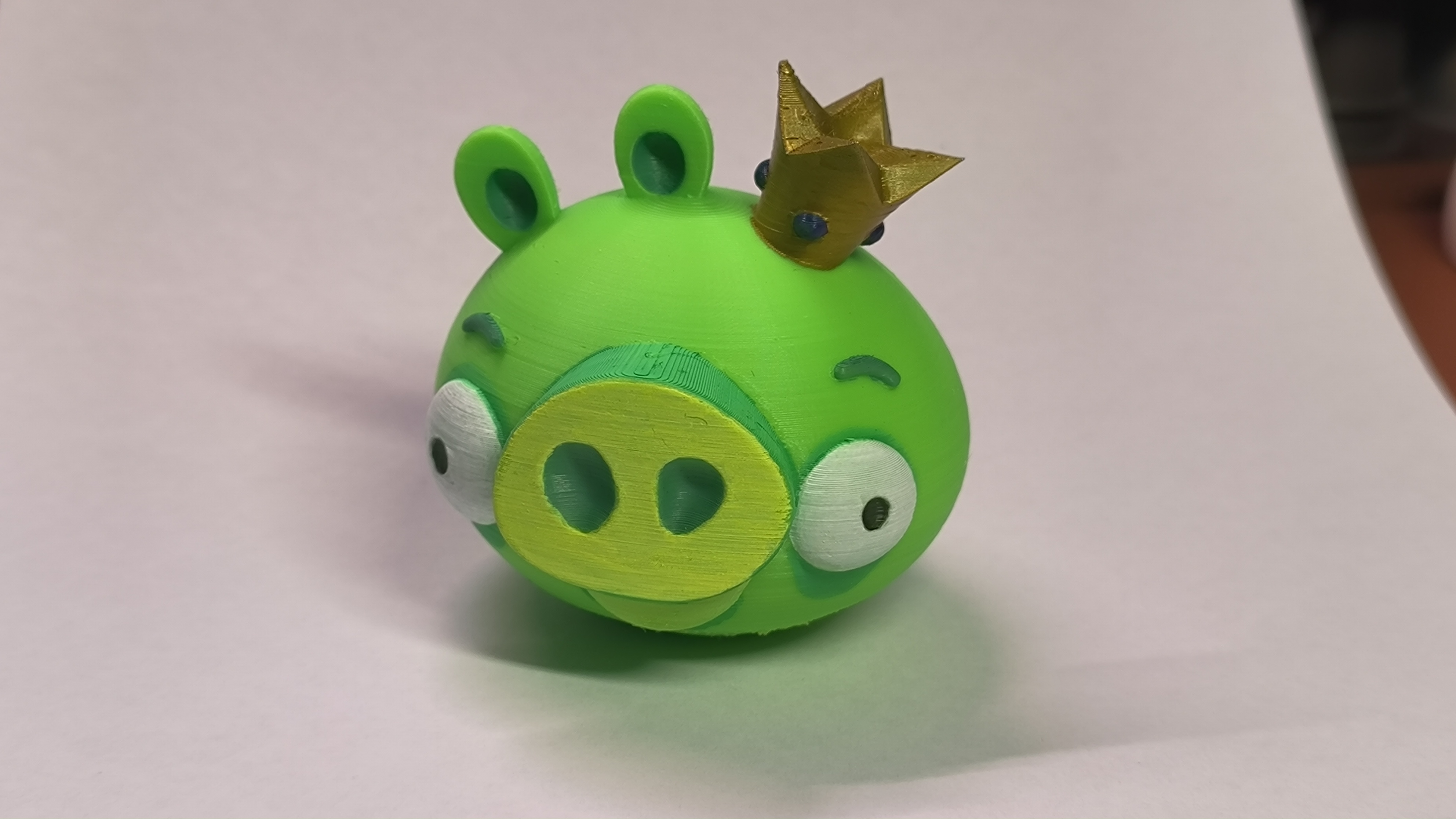 愤怒的小鸟，猪国王3D打印模型