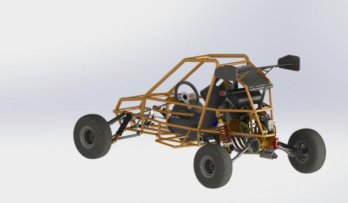 卡丁车3D打印模型