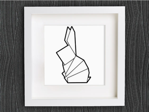 兔子壁画3D打印模型