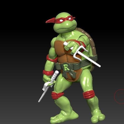 忍者神龟 拉斐尔3D打印模型
