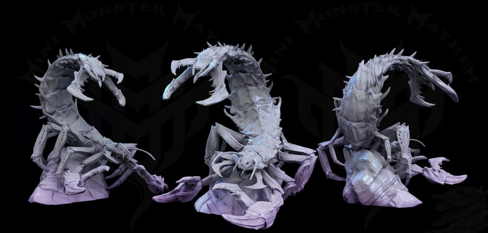 巨型变异蝎子3D打印模型