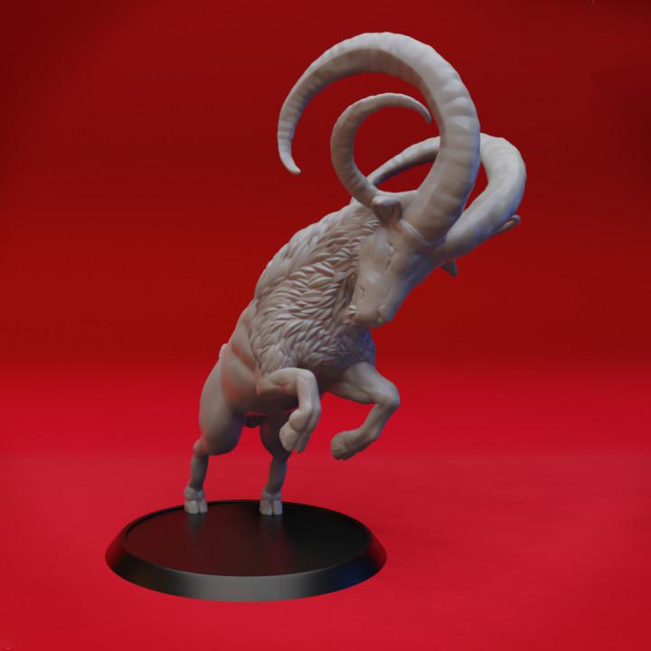 末日变异山羊3D打印模型
