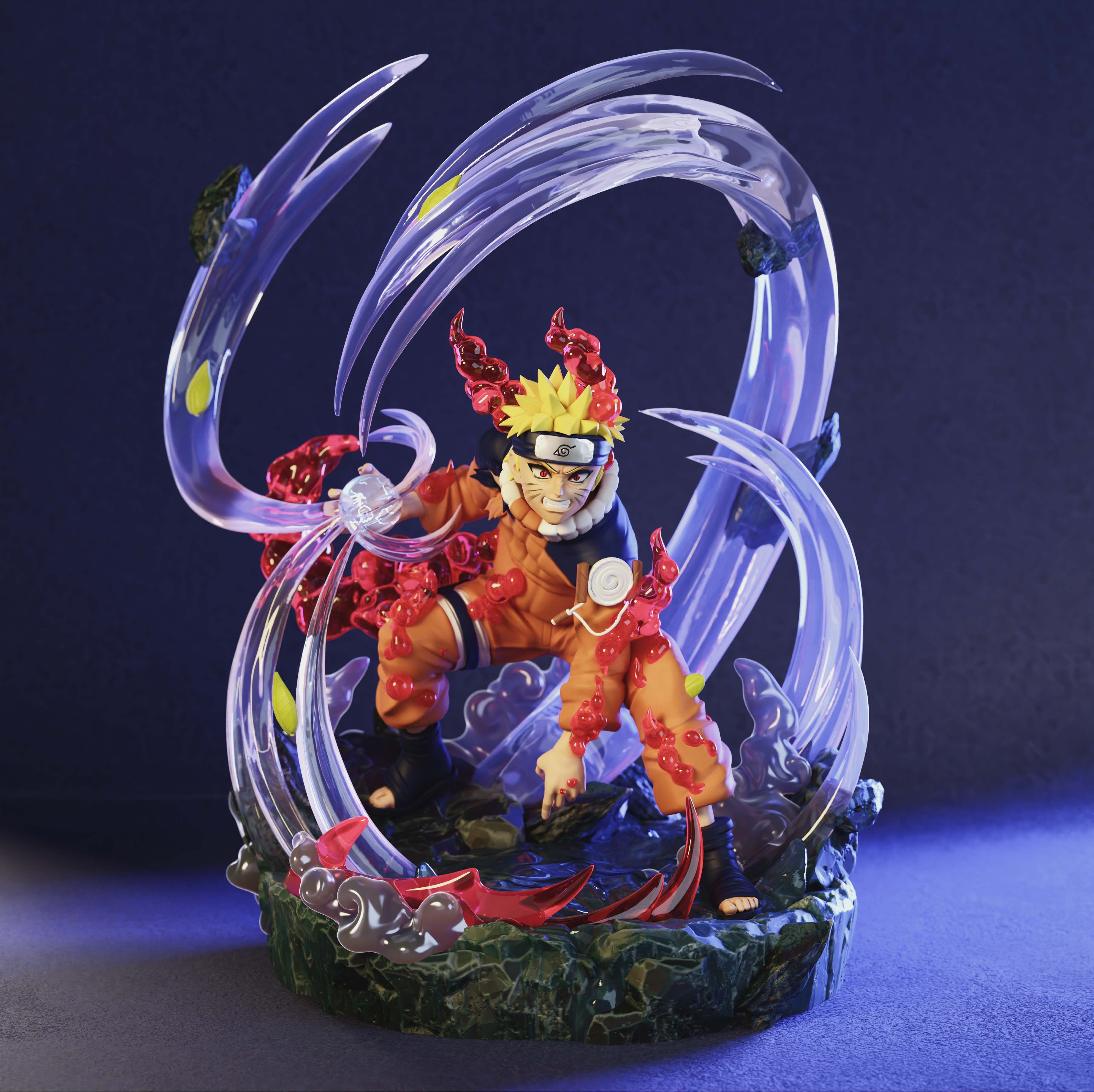 漩涡鸣人 火影忍者3D打印模型