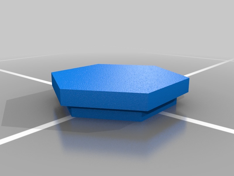 六角形造型礼物盒子3D打印模型