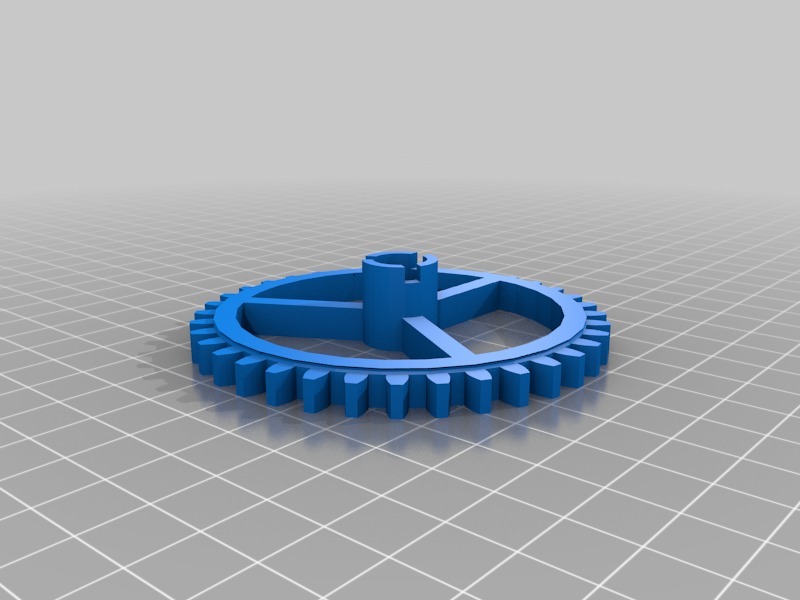 0.5mm同心轴齿轮3D打印模型