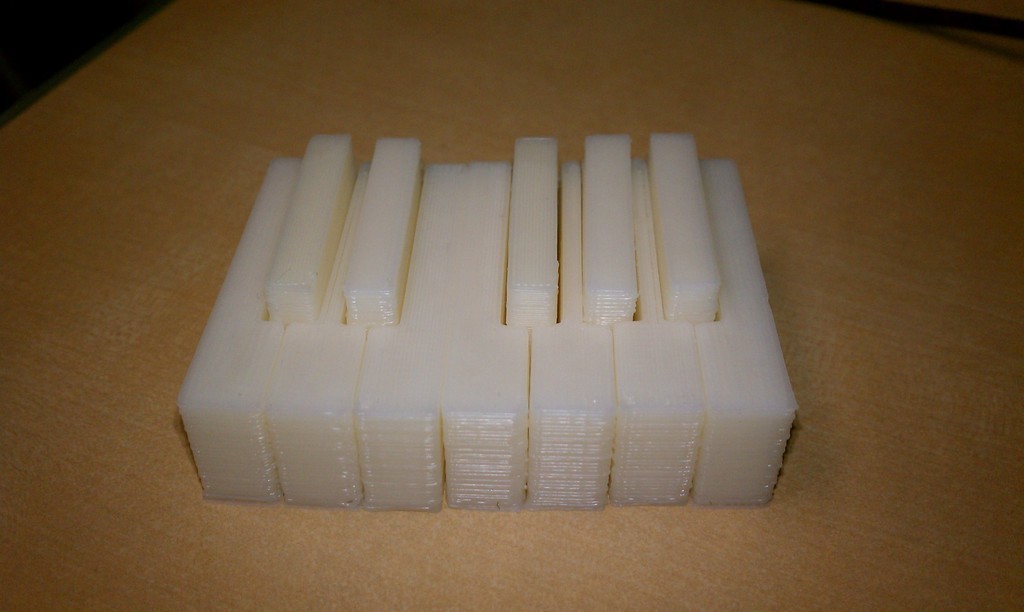 钢琴键3D打印模型