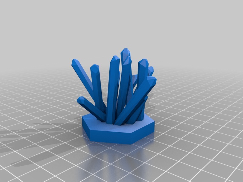 水晶3D打印模型