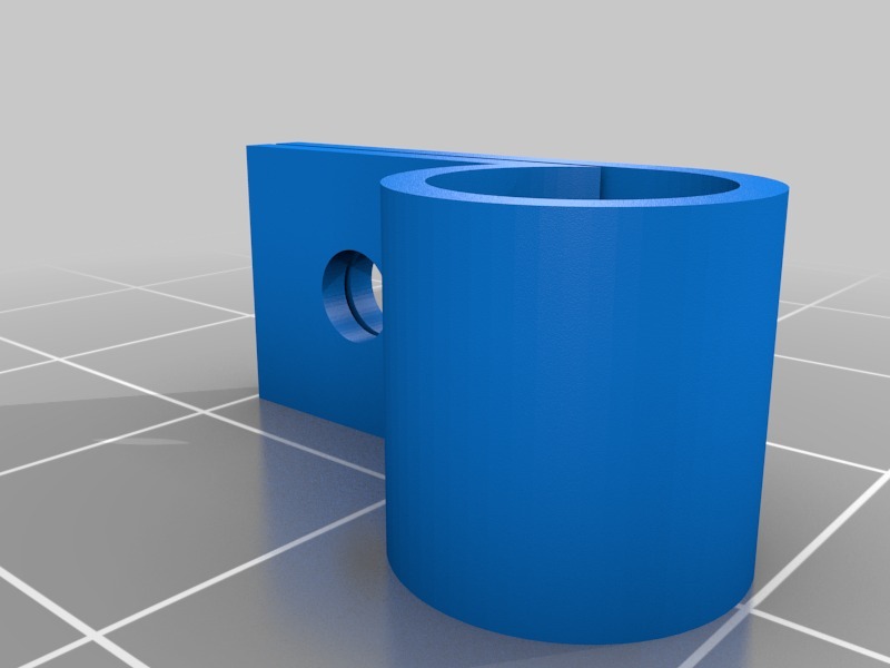 小型电缆螺丝固定夹3D打印模型