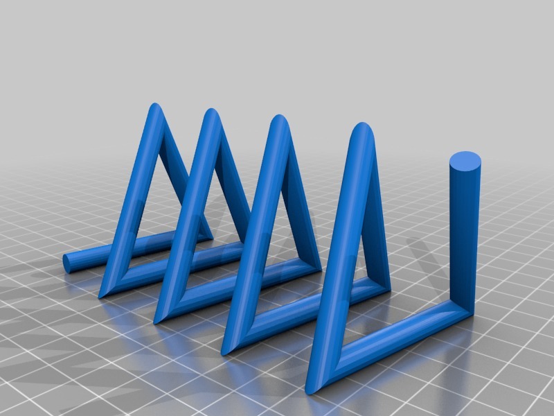 PLA弹簧3D打印模型