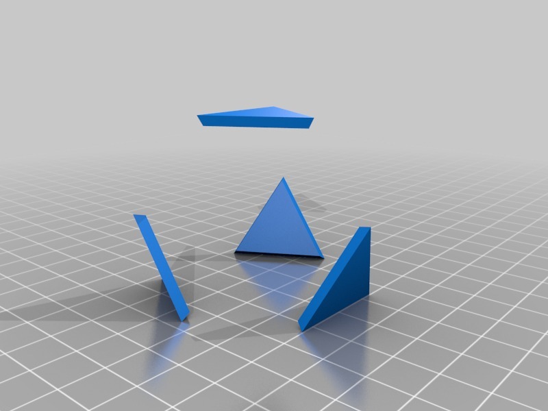 双色阿基米德固体3D打印模型