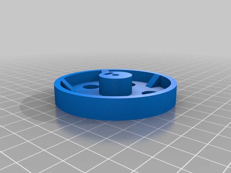 小型机器人车轮3D打印模型