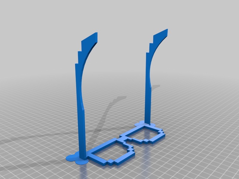 三叶草3D打印眼镜3D打印模型