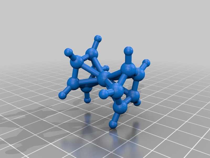 复合物二茂铁教学模型3D打印模型