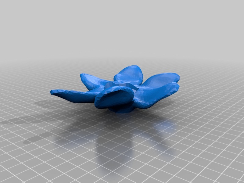 水仙花灯具3D打印模型