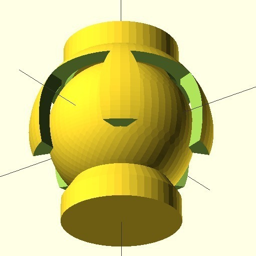 球3D打印模型