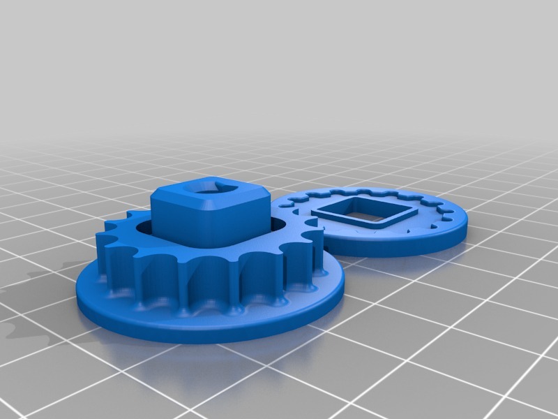 驱动链轮3D打印模型