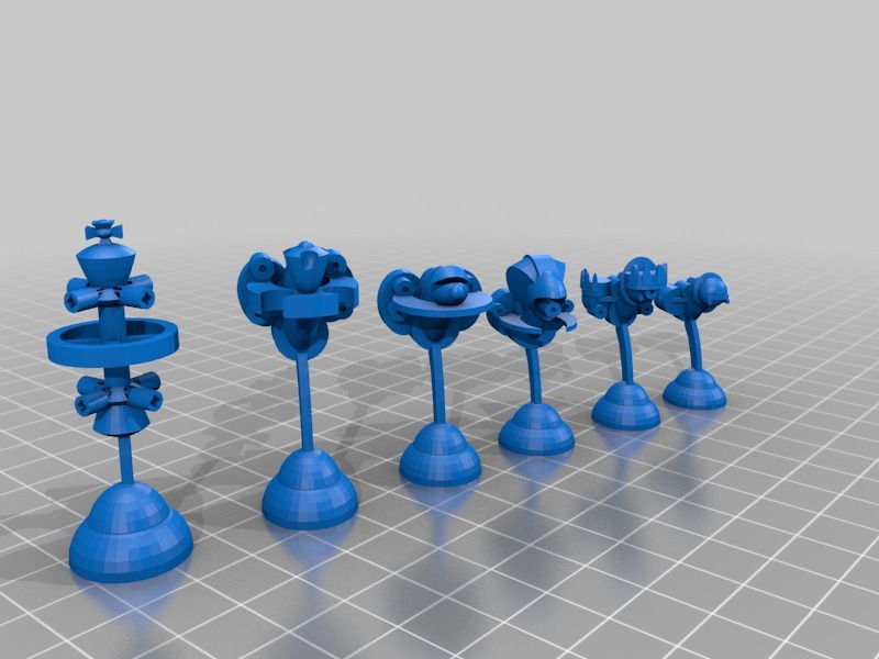 星际象棋3D打印模型