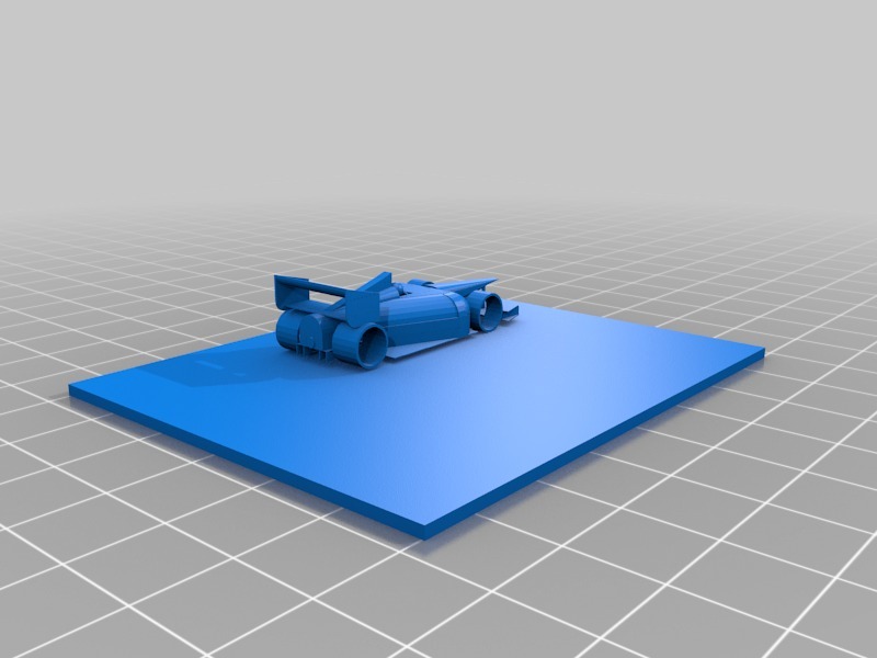 F1赛车模型3D打印模型
