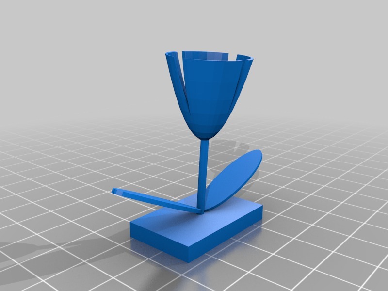 郁金香3D打印模型