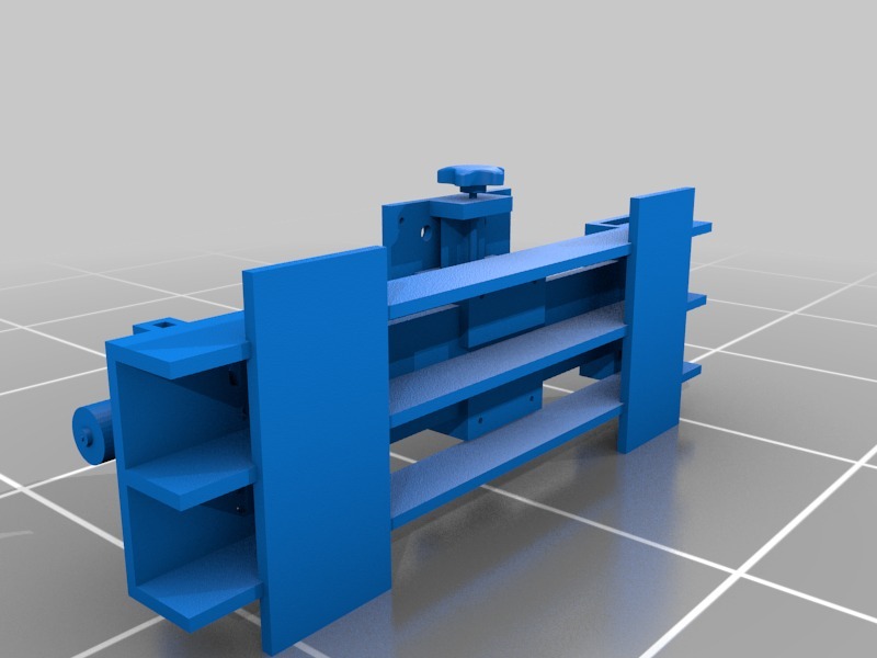 自制车床3D打印模型