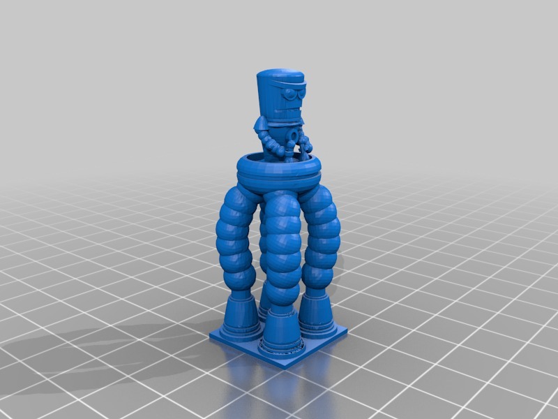机器人造型国际象棋3D打印模型