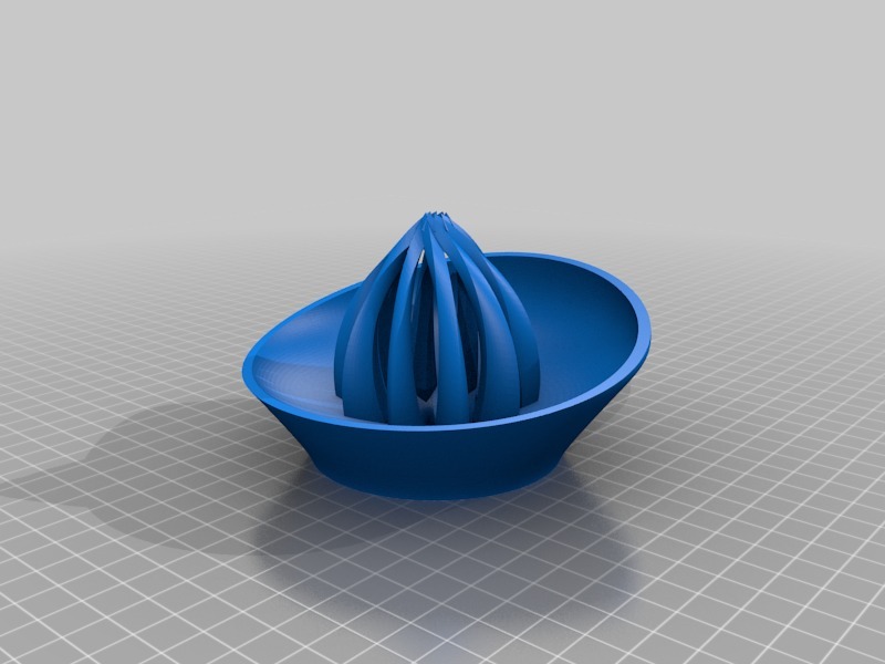简易榨汁机3D打印模型