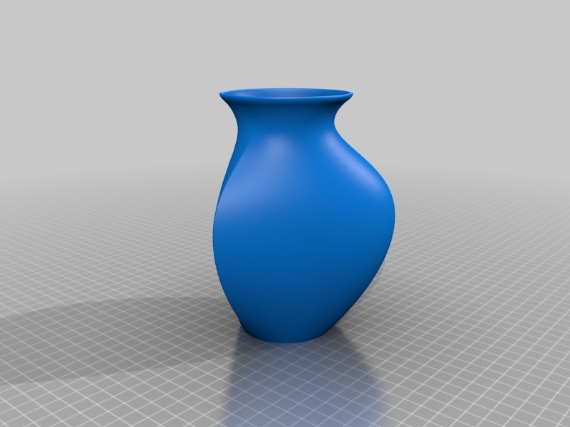单壁花瓶3D打印模型