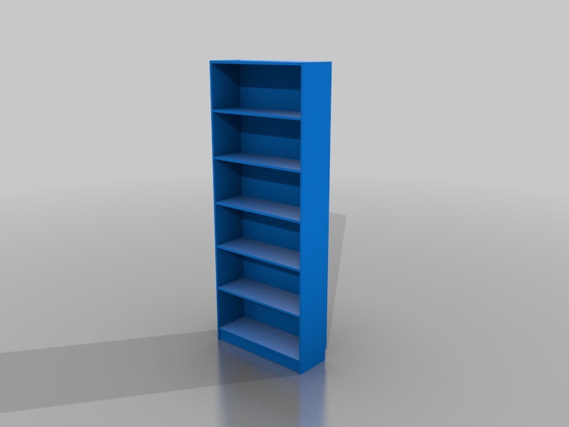 宜家书柜3D打印模型