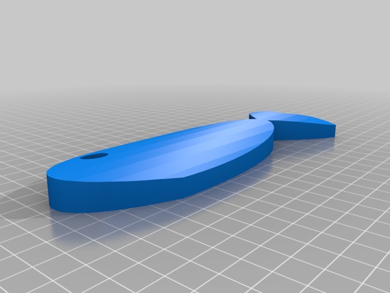 鱼磁铁3D打印模型