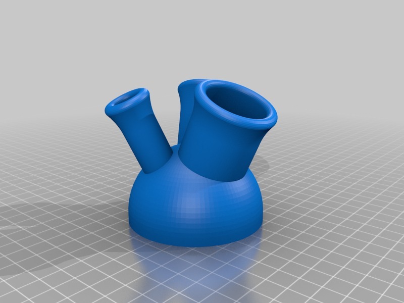 喷嘴圆顶笔架3D打印模型