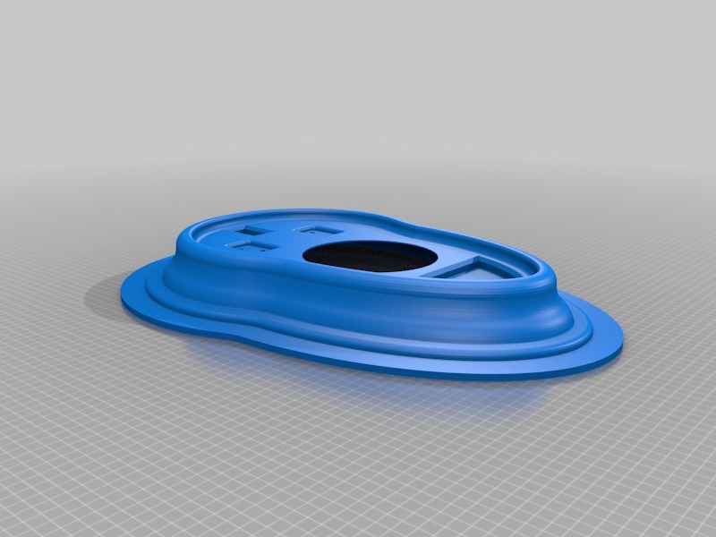 全功能原型RC气垫船3D打印模型