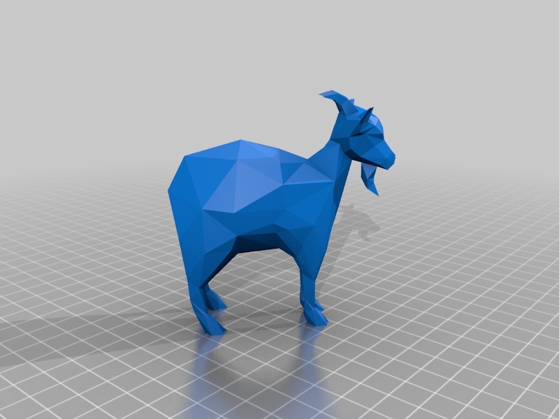 山羊3D打印模型