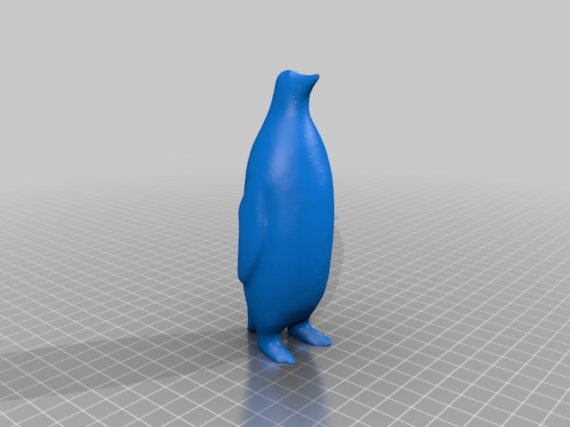 企鹅3D打印模型