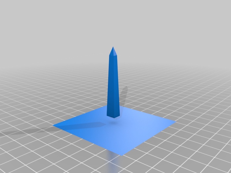 纪念碑3D打印模型