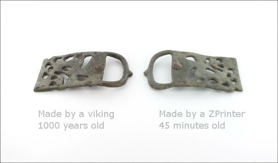 1000年前的维京皮带扣3D打印模型