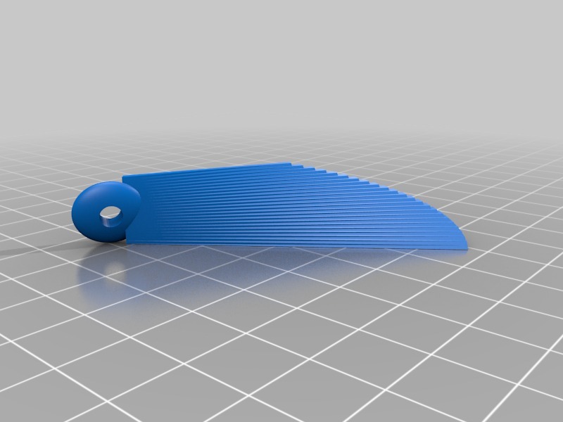 折叠式螺旋桨3D打印模型