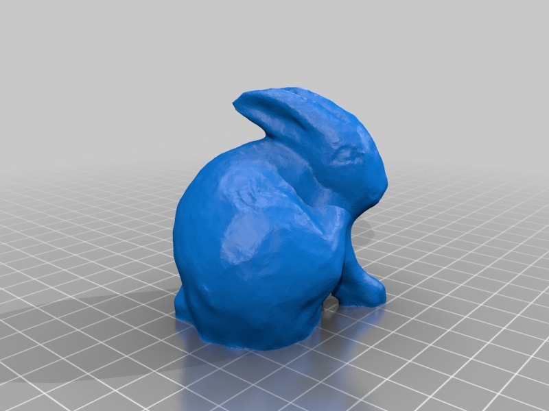 雕刻的兔子3D打印模型