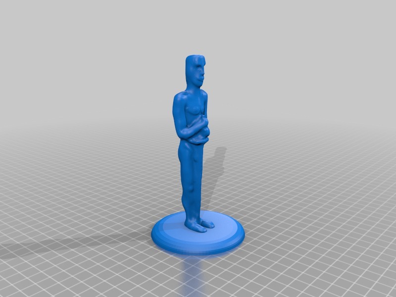 奥斯卡学院奖奖杯3D打印模型