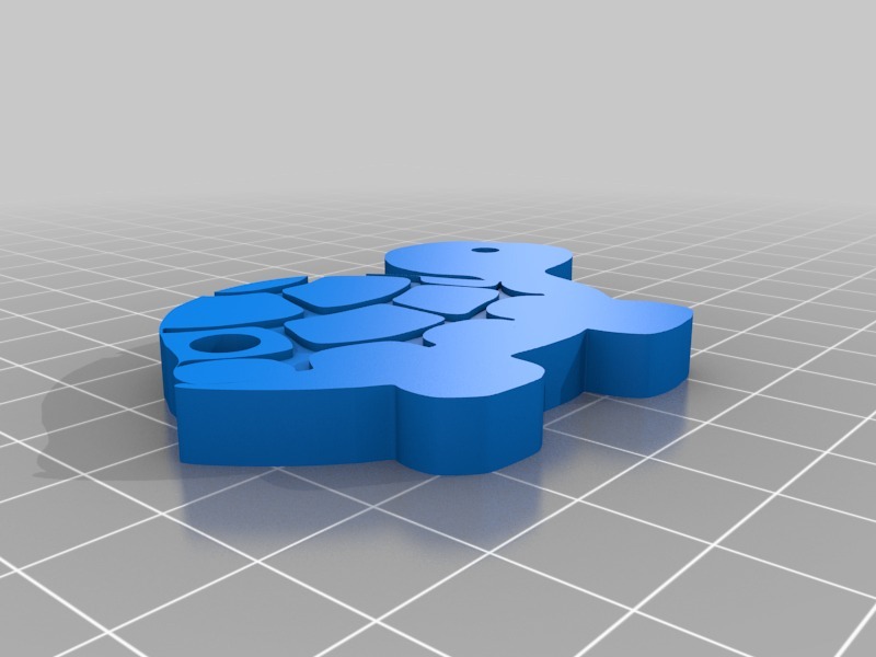 乌龟钥匙扣3D打印模型