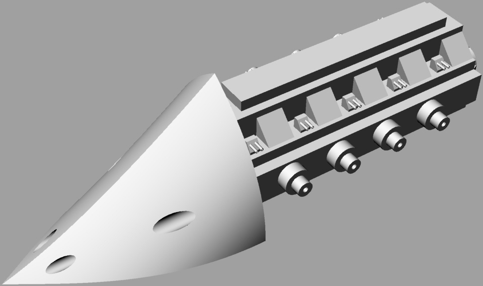 Battlefleet哥特式游轮3D打印模型