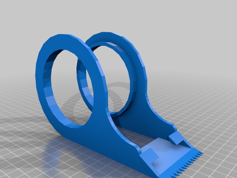 透明胶带分配器50毫米3D打印模型