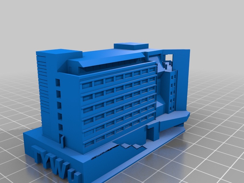 中国台湾NCUE工程大楼3D打印模型